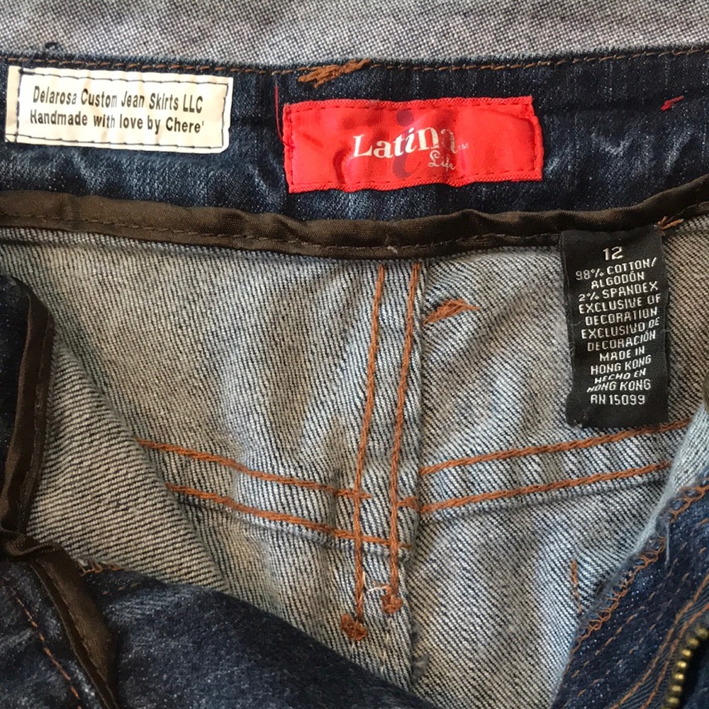Custom Delarosa Jean Skirt - Picture 7 of 8